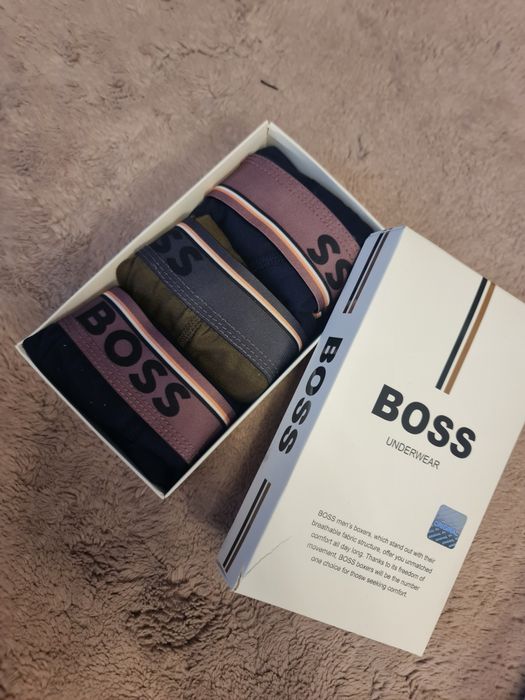 Bokserki boss 3pak M L XL xxl
