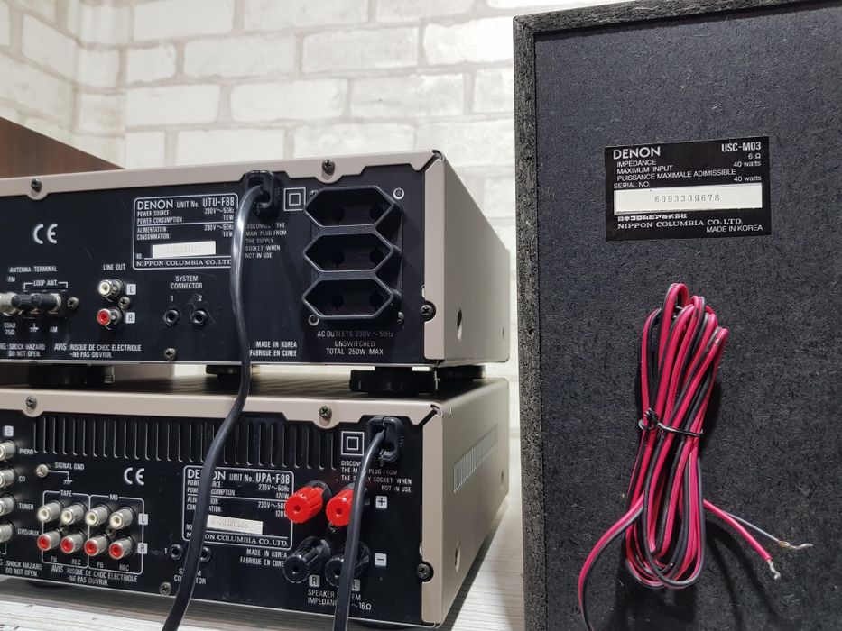 Музичний центр Denon UPA/UTU F88/USC-M03, *2х45 Вт, б/у з Німеччини