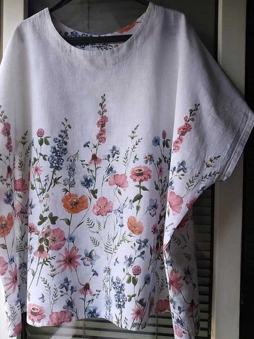 Блуза лен лляна   розмір 52-54-56 льон