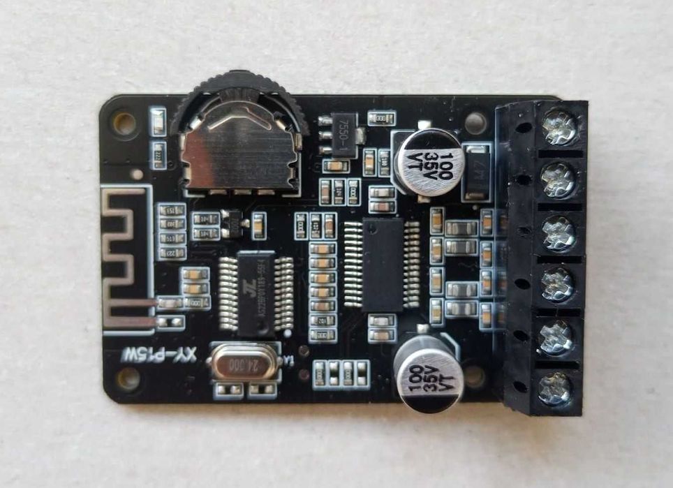 Блютус 5.0 модуль с усилителем мощности XY-P15W 2 х 15 Вт питание 24 В