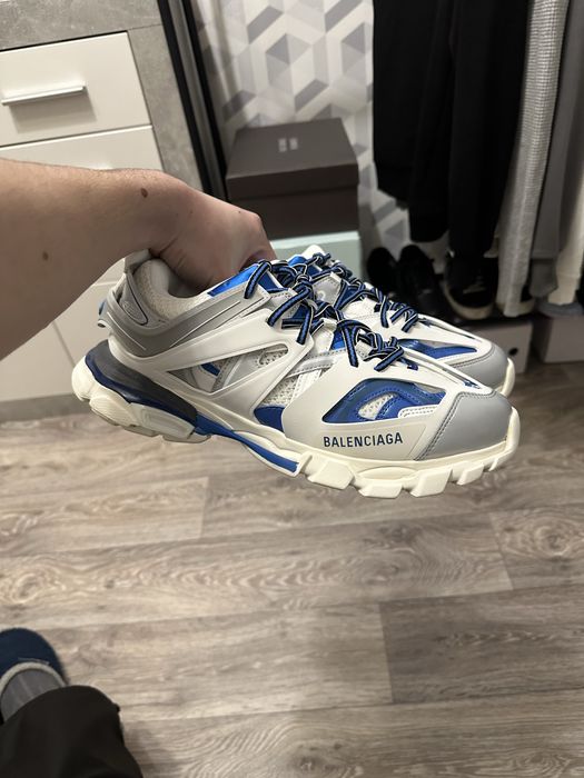 Кроссовки balenciaga track blue 1