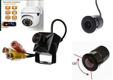 Камера відеонагляду міні ,камера 360* WI FI ,камера зад.ходу(врізна)