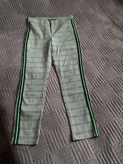 Nowe spodnie damskie w kratę r. 38/30 M