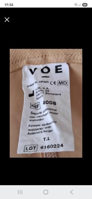 Cinta abdominal para pós operatório