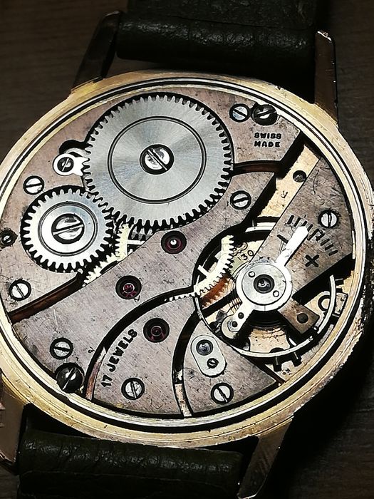 Relogio masculino vintage zoty supremus, 17 rubis, calibre AS 1130