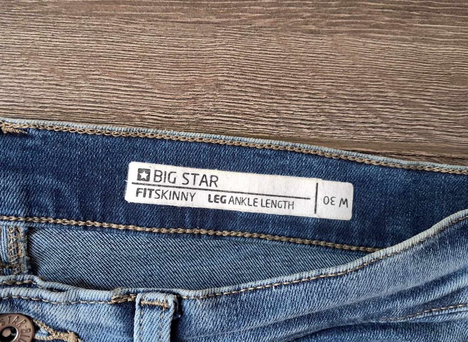 Jeans Big Star, stan idealny, rozm. W30