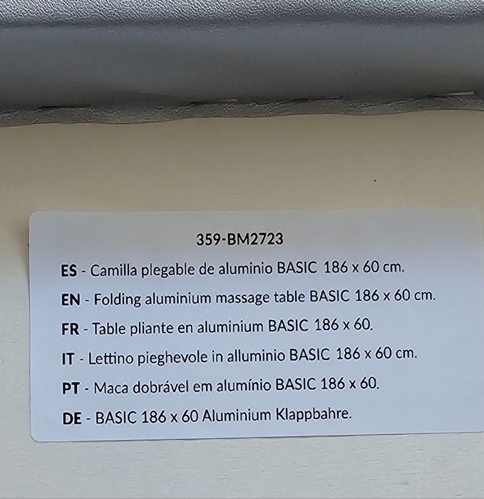 Maca dodravel com aluminio BASIC 186×60