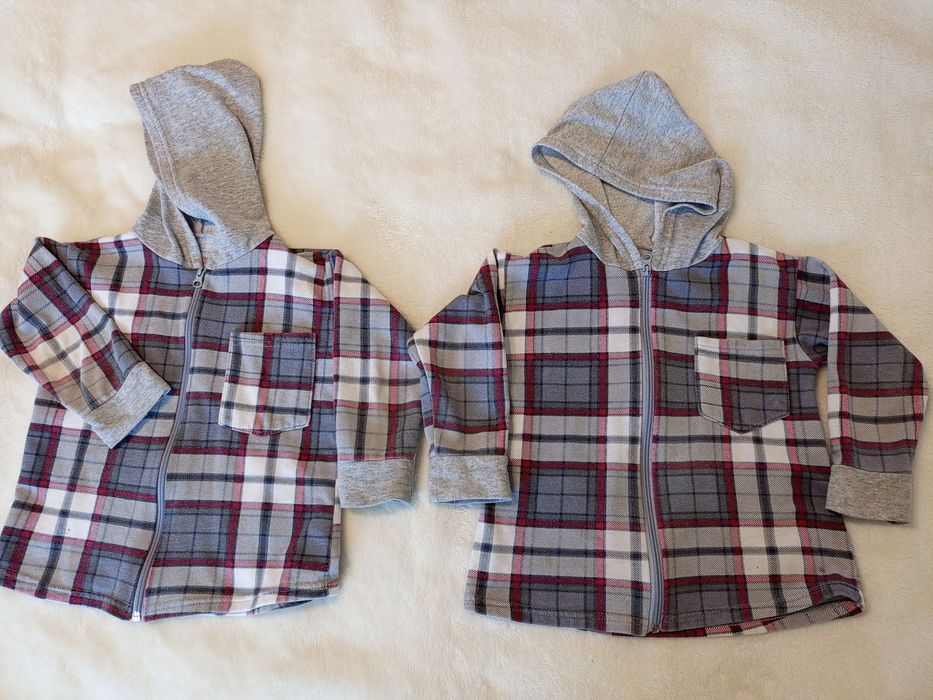 Сорочки флісові для двійнят,близнят