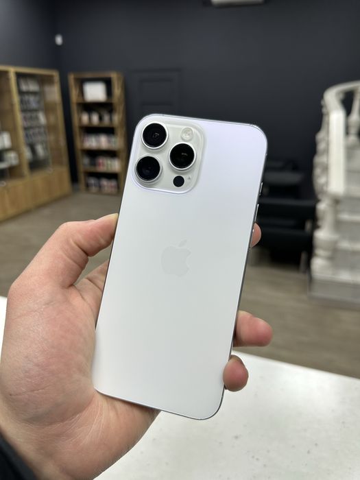 iPhone 16 Pro Max 512gb White Titanium Neverlock Чудовий стан!