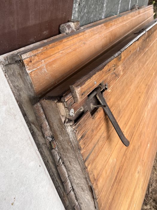 Brama garażowa metal, drewno, ocieplane