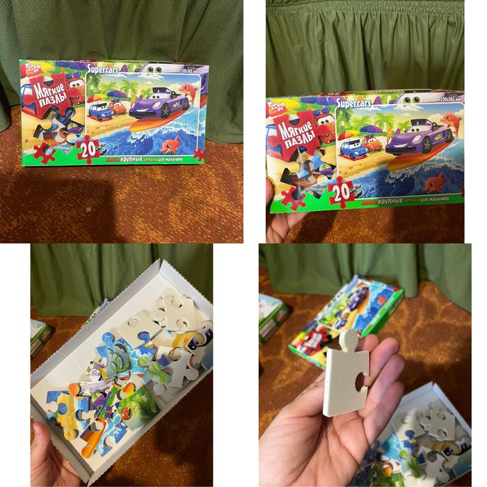 Пазли дитячі різні набори