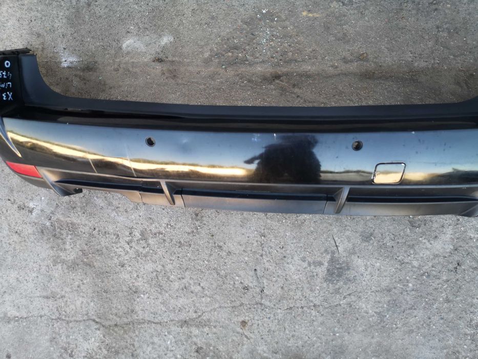 Zderzak tylny tył z czujnikami PDC bmw X3 E83 lift lci 475 blacksapphire metalic