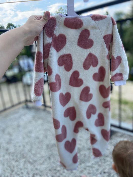 Ciepły pajac / romper dla dziewczynki Next