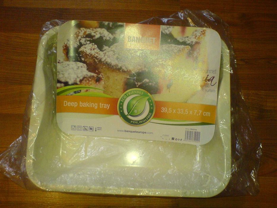 Blacha Głęboka do Smaż Piecz Dusz, 39x33x7, 300st pow. CERAMICZNA NOWA