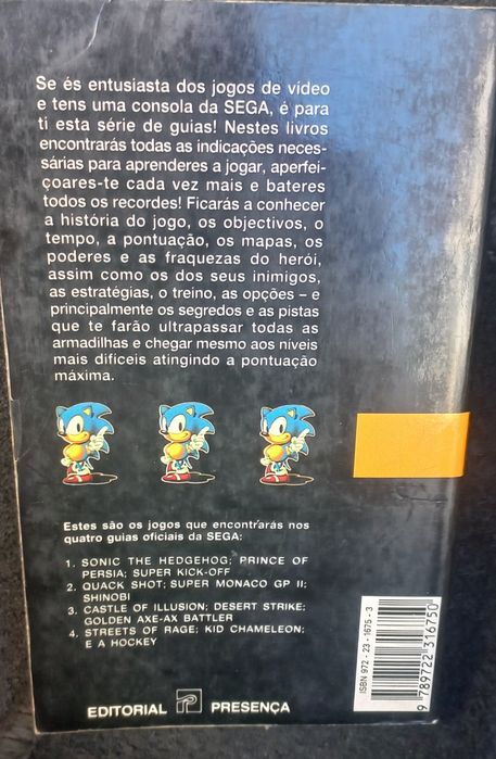 Livro Guia para jogos Sega volume II anos
