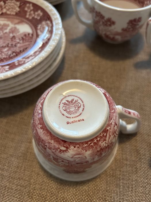 39 elementów Villeroy Boch Rusticana 10 osobowy zestaw porcelany