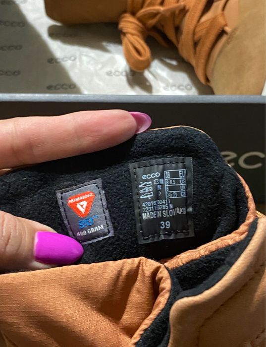 39р. Ботінки ECCO Solice Gore-Tex W Primaloft 400g уги черевики