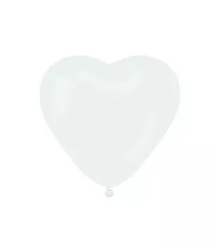 Balon Serce Go Biały Cr/01 Fol Op50Szt. Godan. Nowy Produkt