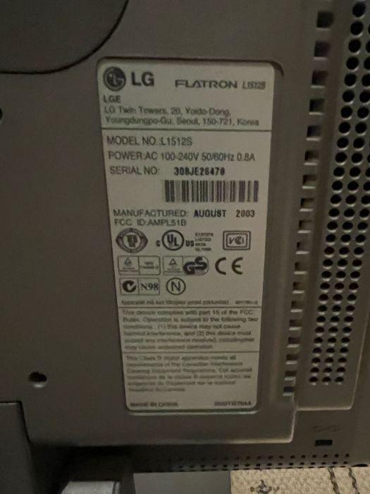 Monitor LG Flatron