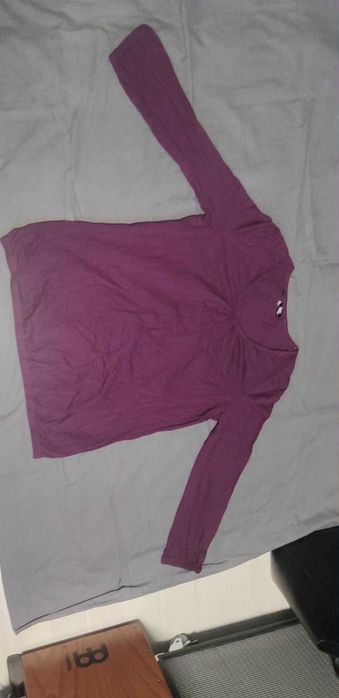 Bluzka damska fioletowa Bonprix rozmiar XXL