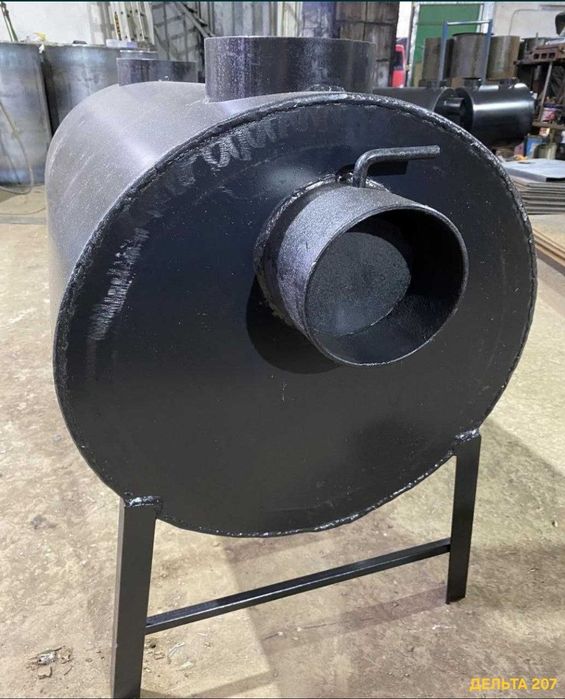 ОТ ЗАВОДА! ВЕЧНАЯ! 5 мм! 207 м3! Печь Булерьян - Буржуйка ДЕЛЬТА 207