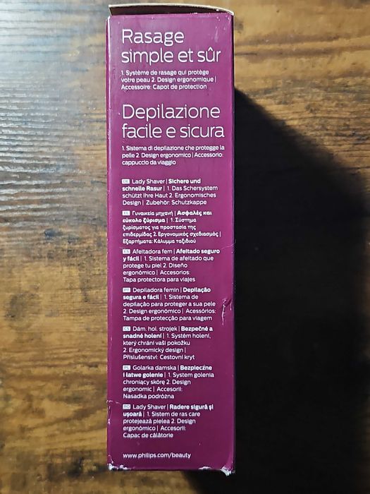PHILIPS Ladyshave HP6341/00
Golarki - Głowicowe, posiadająca
