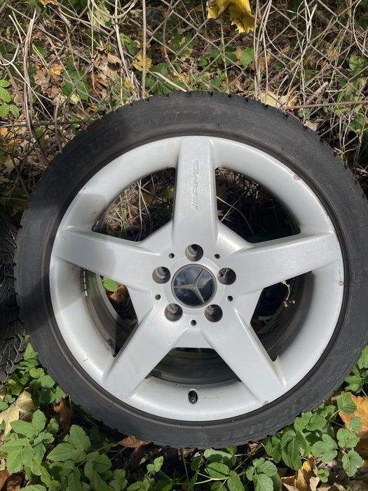 Oryginalne felgi Mercedes-Benz AMG 17” + opony – komplet 4 szt.