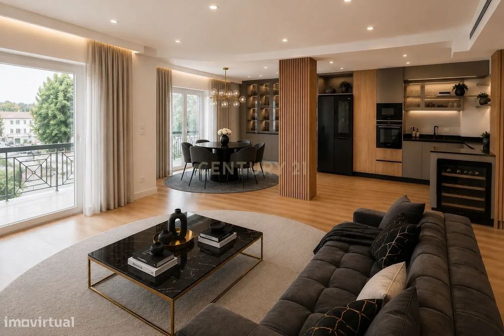 Apartamento T3 como novo centro de Cascais e com vista mar