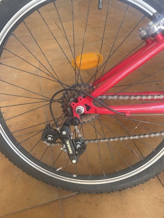 Bicicleta Vermelha 11-12 anos