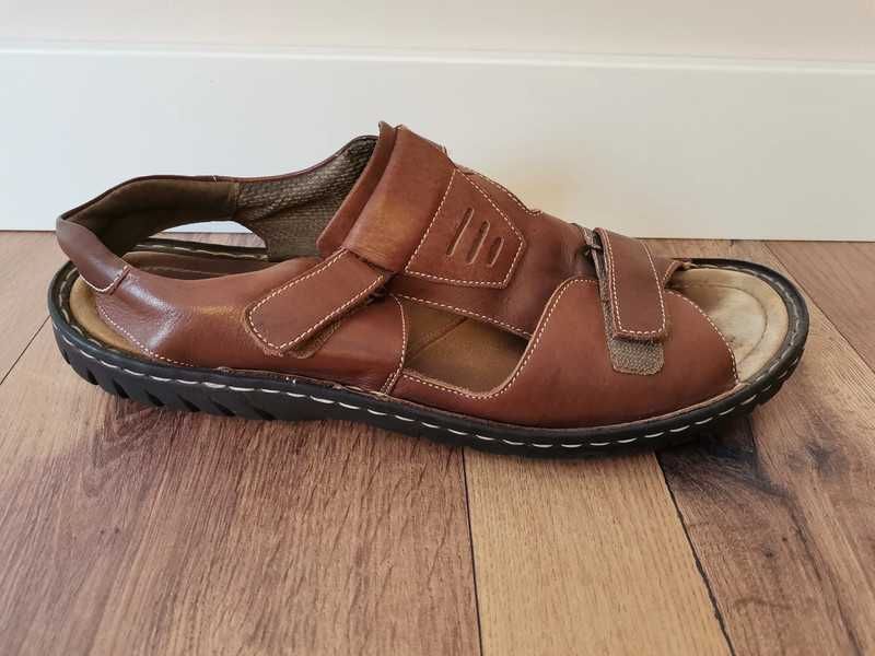 Męskie sandały Lasocki, rozm.46, dł. wkładki 30,5 cm