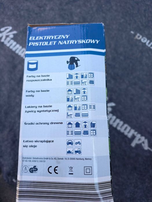 Nowy elektryczny pistolet natryskowy