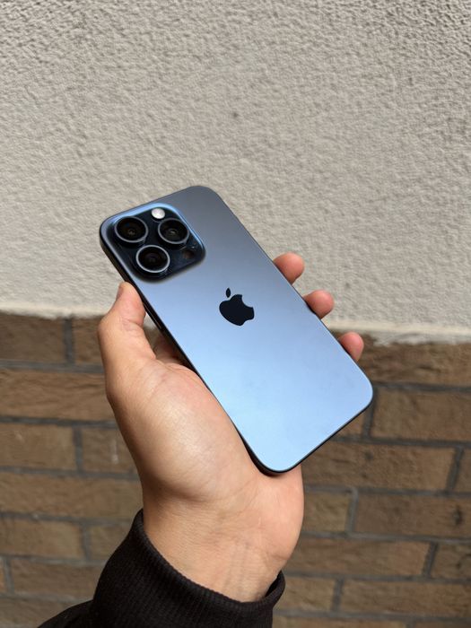 Used iPhone 15 Pro 128Gb Blue Titanium eSIM MDM