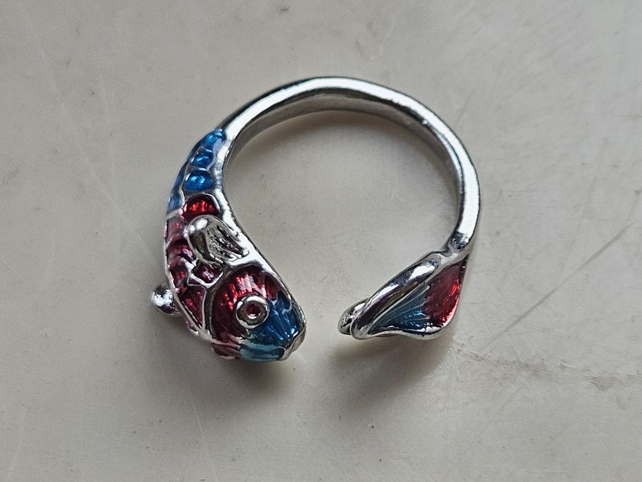 Nowy pierscien Etno Vintage Celtic  Ryba