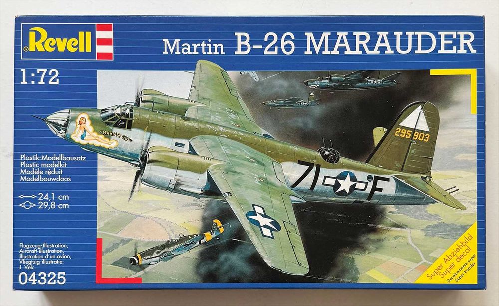 Revell_Martin B-26 Marauder. ESc.1:72. Completo e como novo.