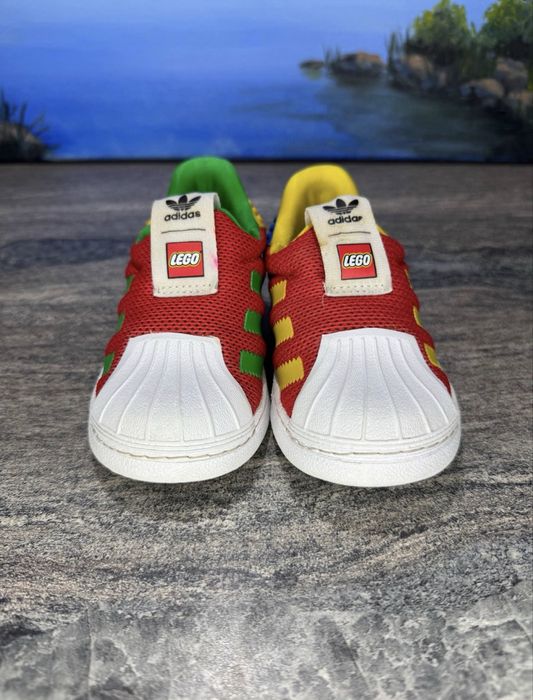 Кросівки дитячі Adidas Lego x Superstar 360 I ‘Pantone’ 21 розмір