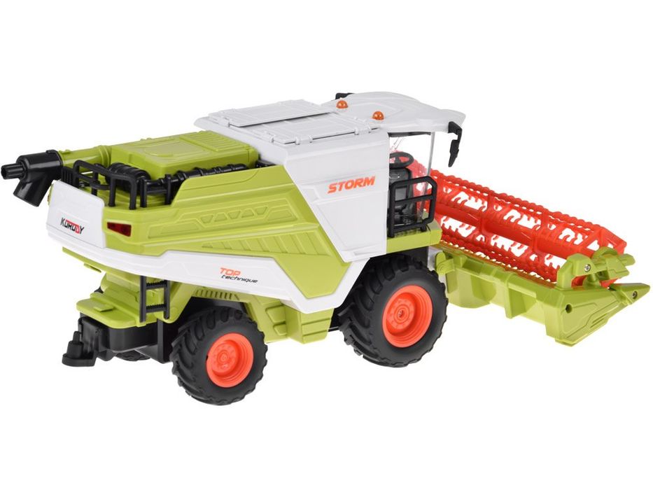 Duży Kombajn sterowany do zboża kukurydzy DYM światło dźwięk pilot