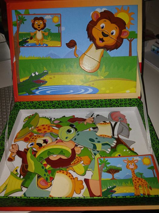 Puzzle dos animais da selva