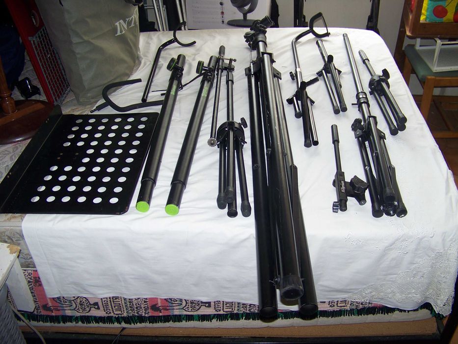 tripés para equipamento de audiovisual