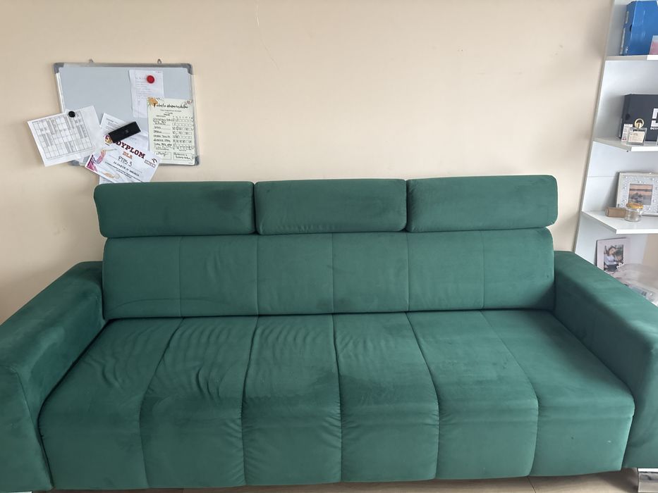 Zielona Kanapa rozkladana