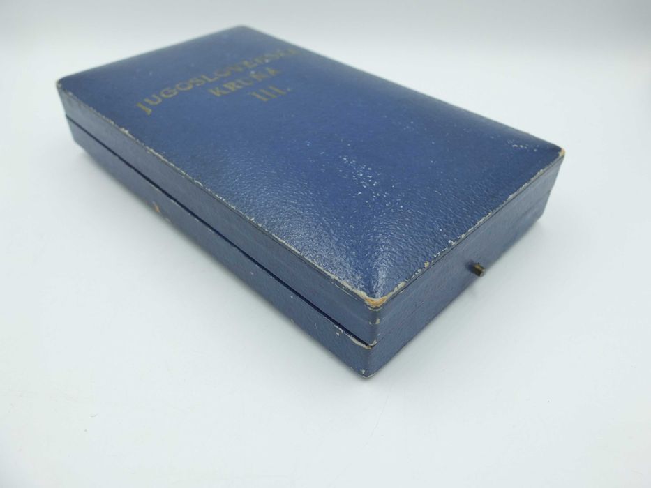 Order Korony Jugosłowiańskiej III klasa pudełko etui oryginał