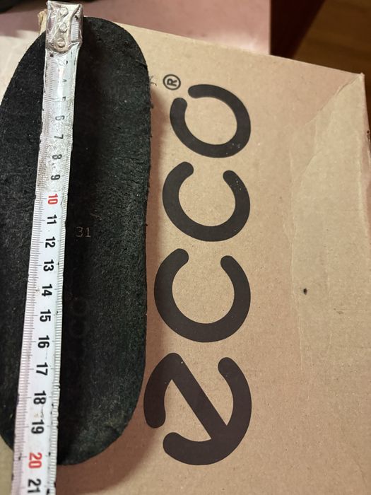 Ботинки Ecco 31 size дитяче взуття устилка 20 cm