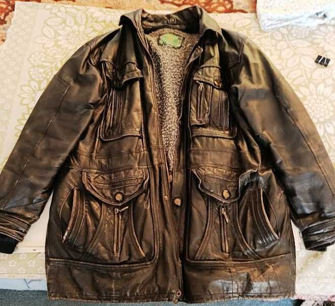 Куртка чоловіча шкіряна, б/в