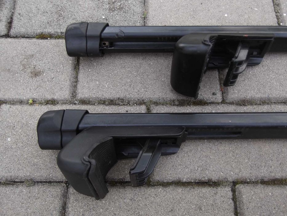 Bagażnik dachowy bazowy na relingi, grube relingi