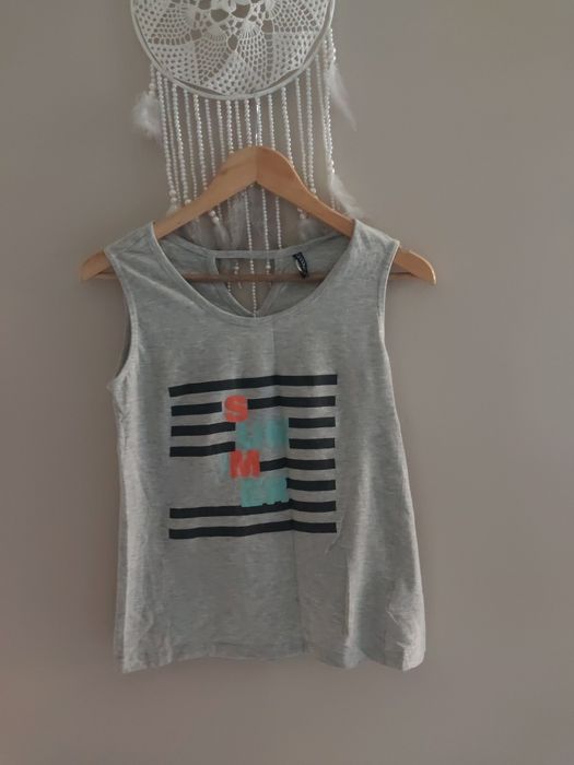Nowa koszulka S 36 Moodo t-shirt bluzka szara