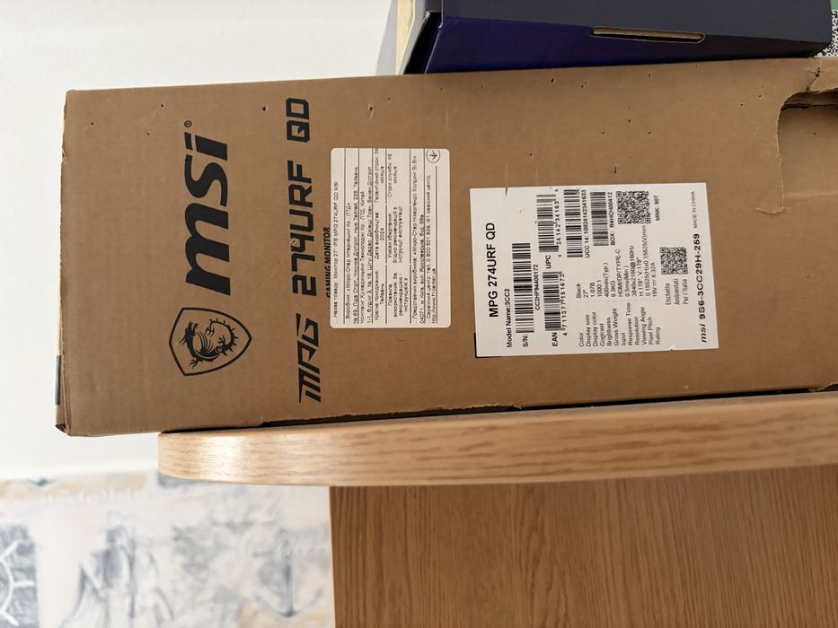 Монитор MSI 27 4k 160гц