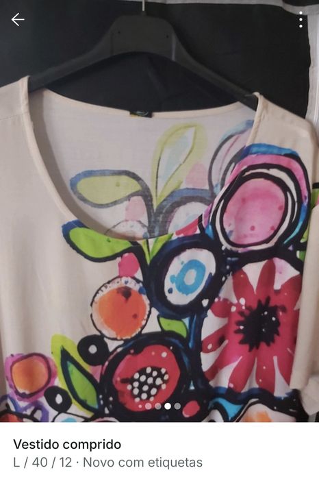Vestido comprido muito fresquinho