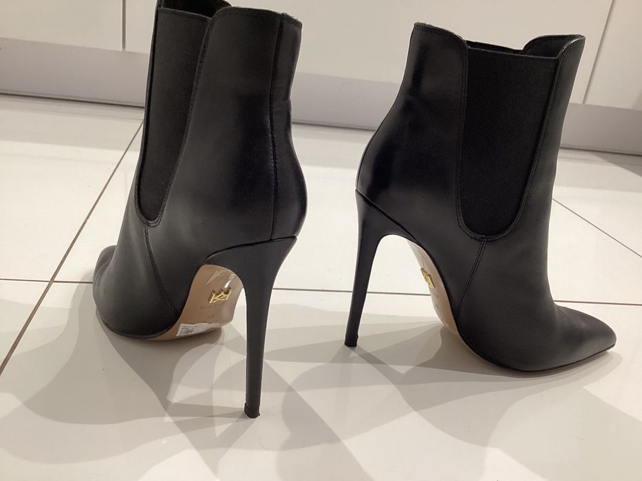 Botki Kazar skóra czarne