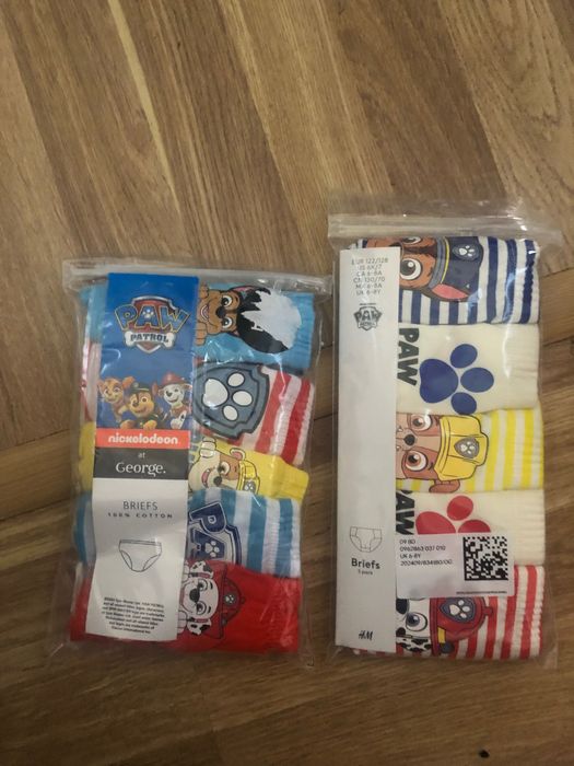Новые трусы George щенячий патруль paw patrol h&m мальчик майки