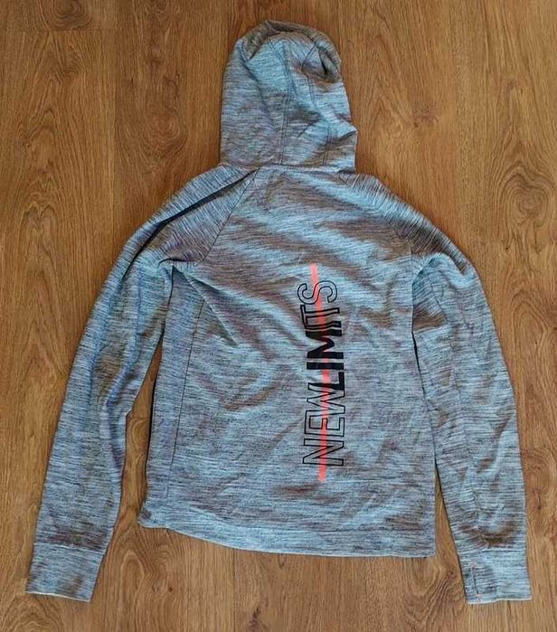 Bluza szara rozsuwana
