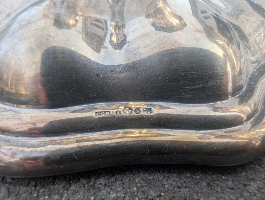 Świecznik srebro 800